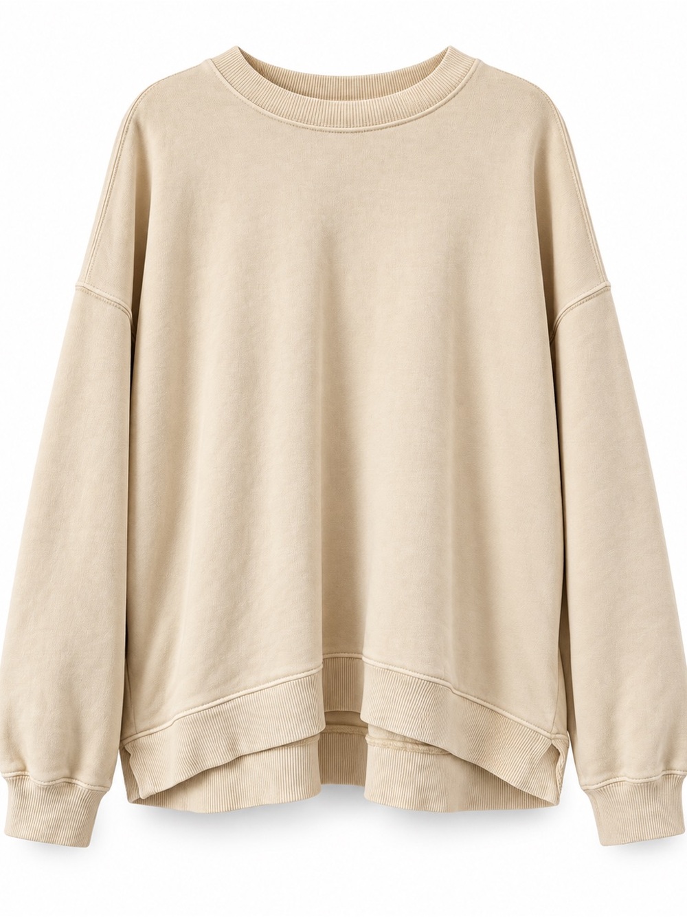 FP Movement by Free People Relaxed Crewneck Sweatshirt in Sand